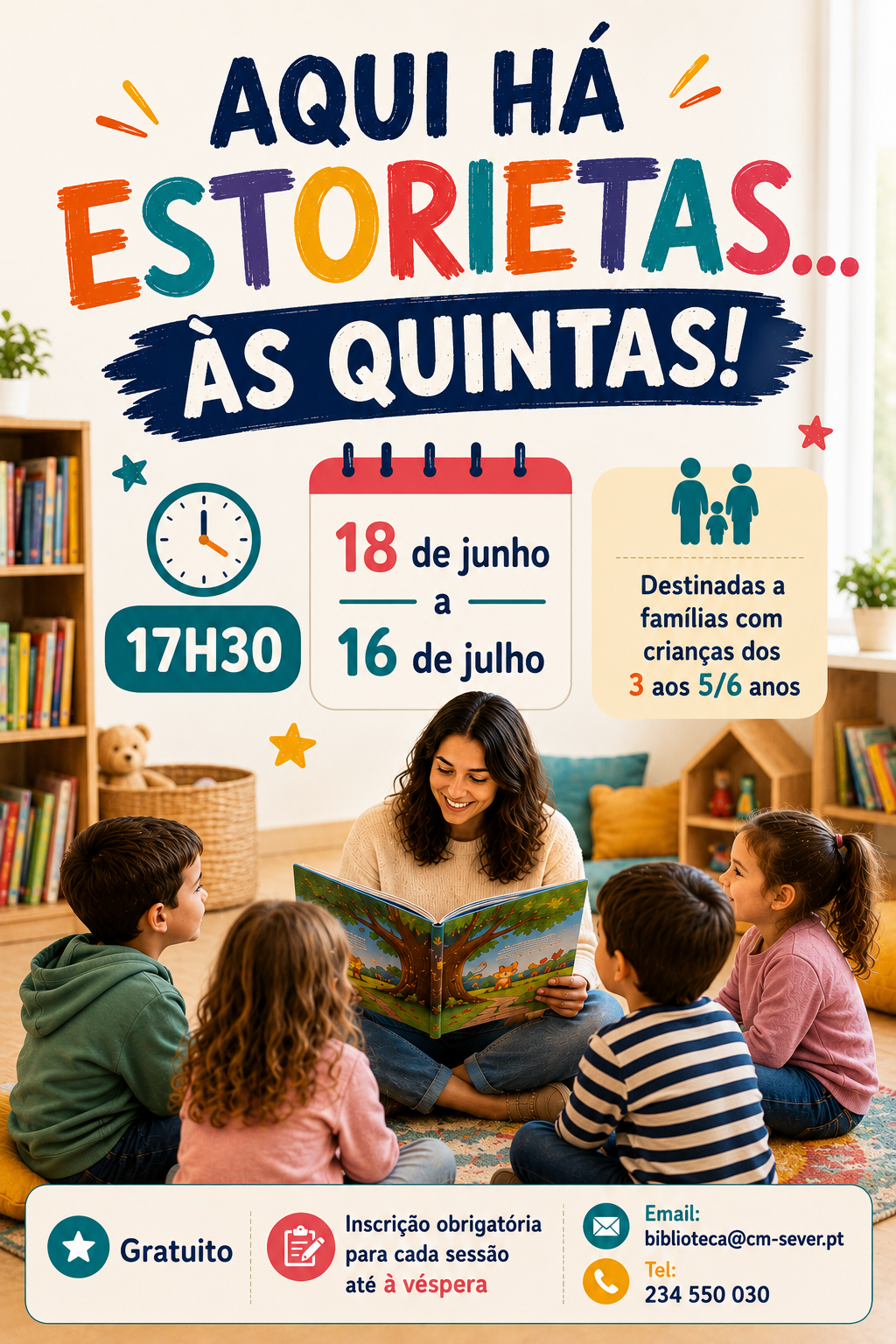 Aqui há estorietas